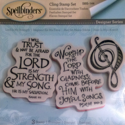 Spellbinders SBS-140 Singing Bird Bible Journaling Stamp Set 
